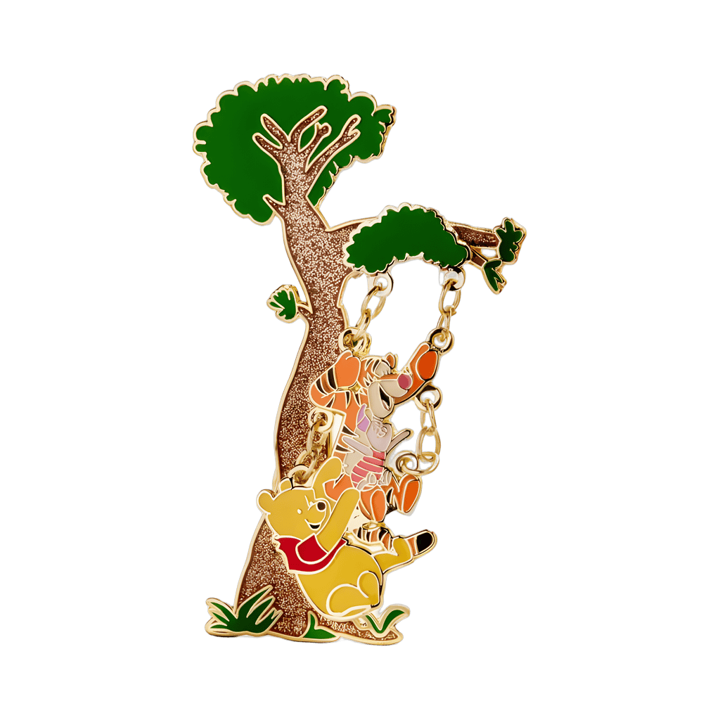 Winnie The Pooh & Tigger Swinging Disney pin