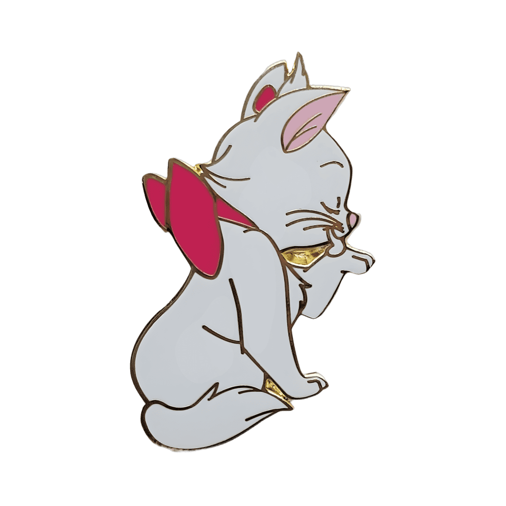 Marie Licking Disney pin