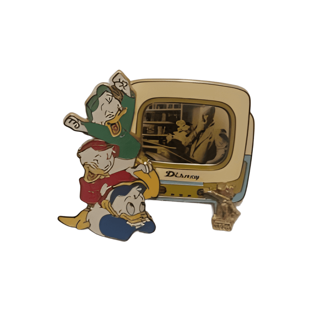 Walt Disney, Mickey, Huey, Dewey, Louie - Best Producer Filmed Series Disney pin