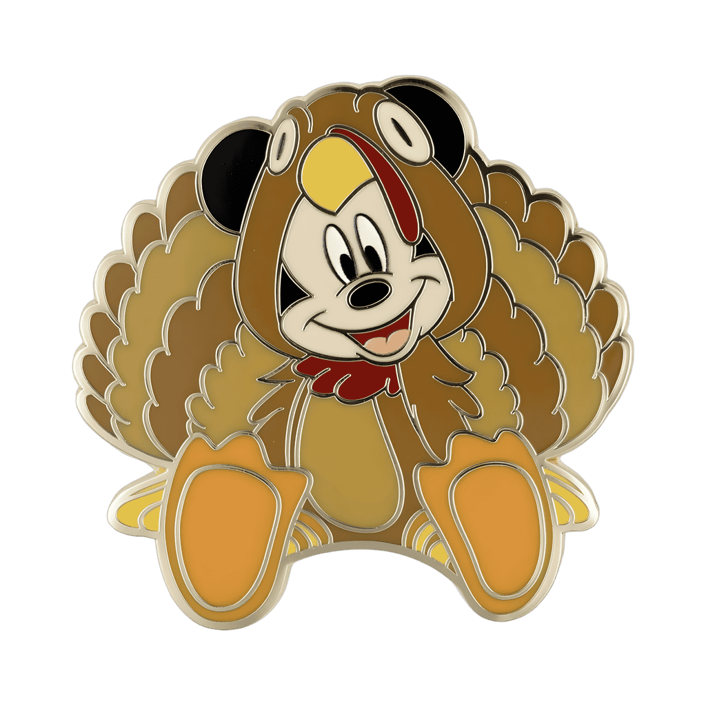 Mickey Dressed as A Turkey Disney pin
