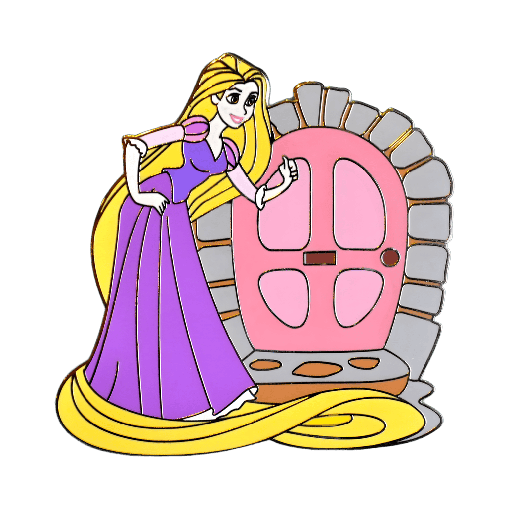 Rapunzel at the White Rabbit's Door Disney pin