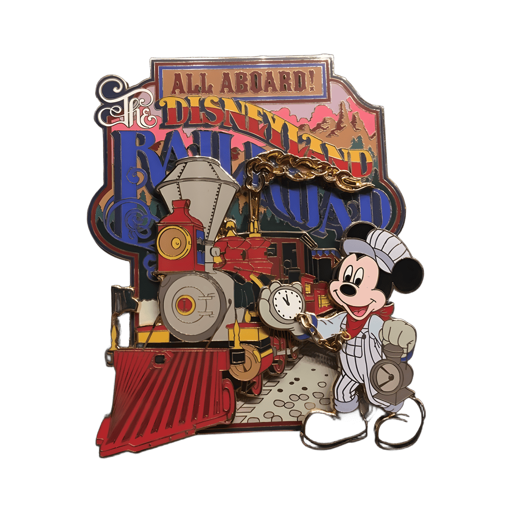 Tyler Dumas - Disneyland Railroad - Mickey Mouse Disney pin