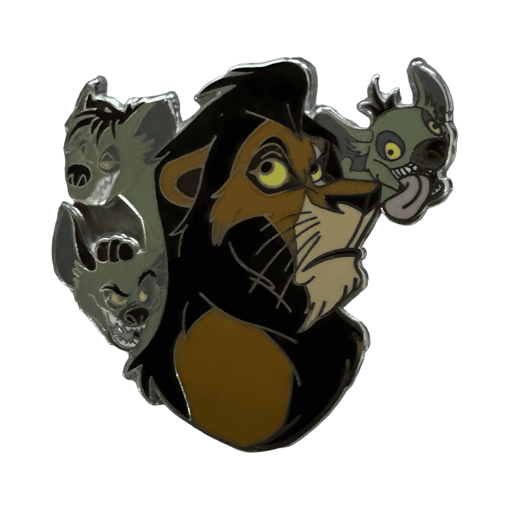 Scar and Hyenas Disney pin