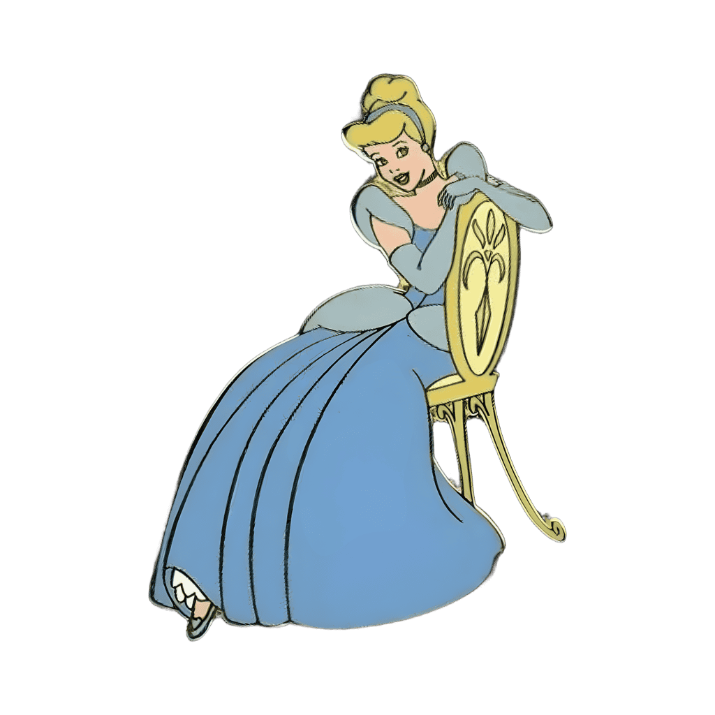 Cinderella Seated Disney pin
