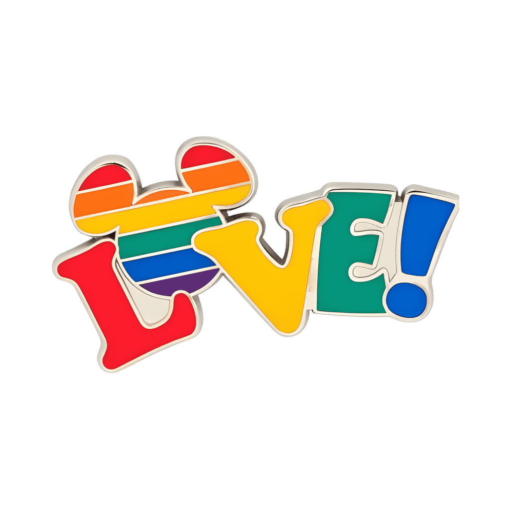 Mickey Mouse Flag Set - Rainbow Love! Disney pin