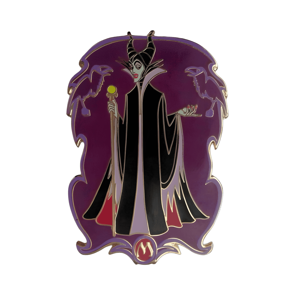 Maleficent in Raven Frame Disney pin