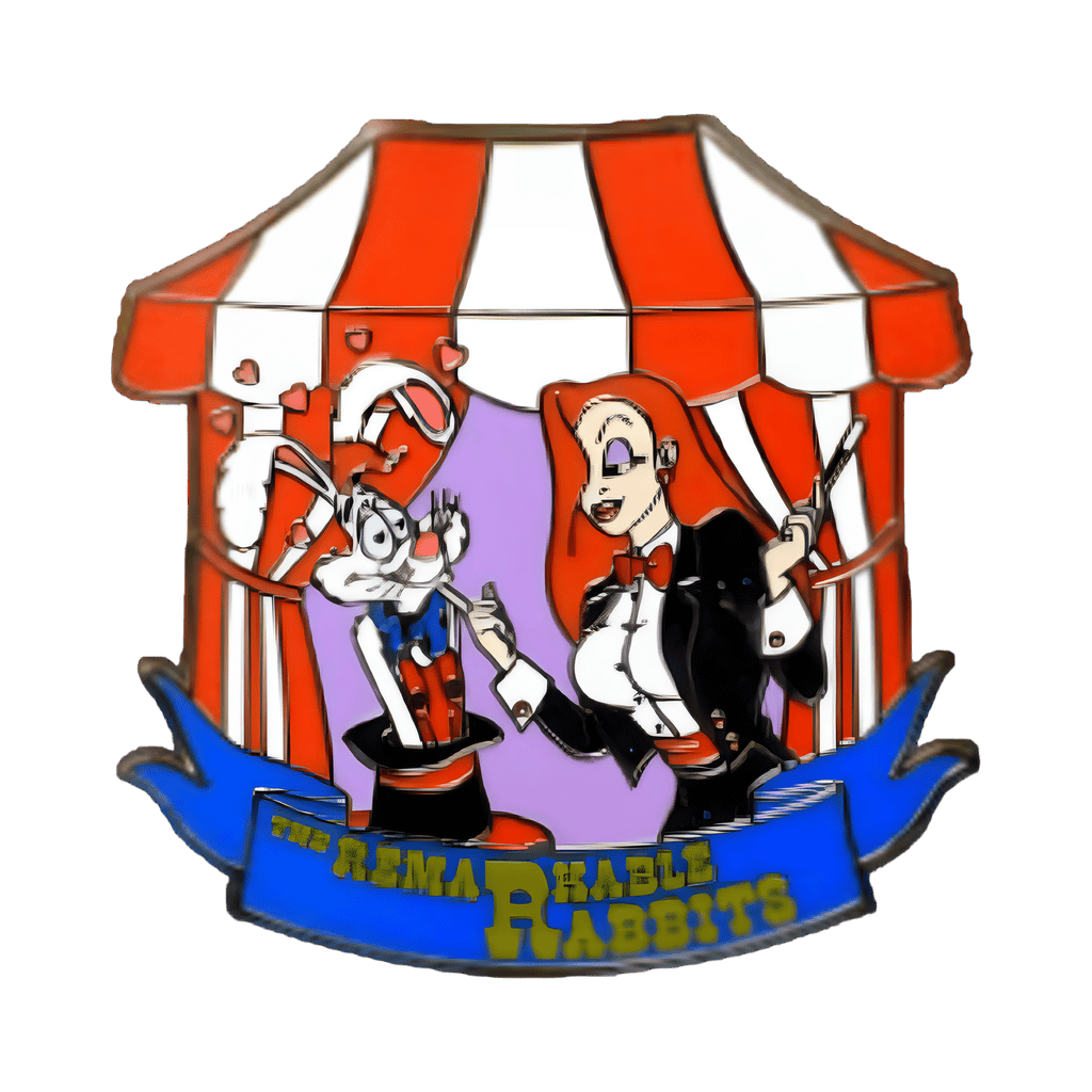 Act 3: The Remarkable Rabbits Magic Show — Roger and Jessica Rabbit Disney pin