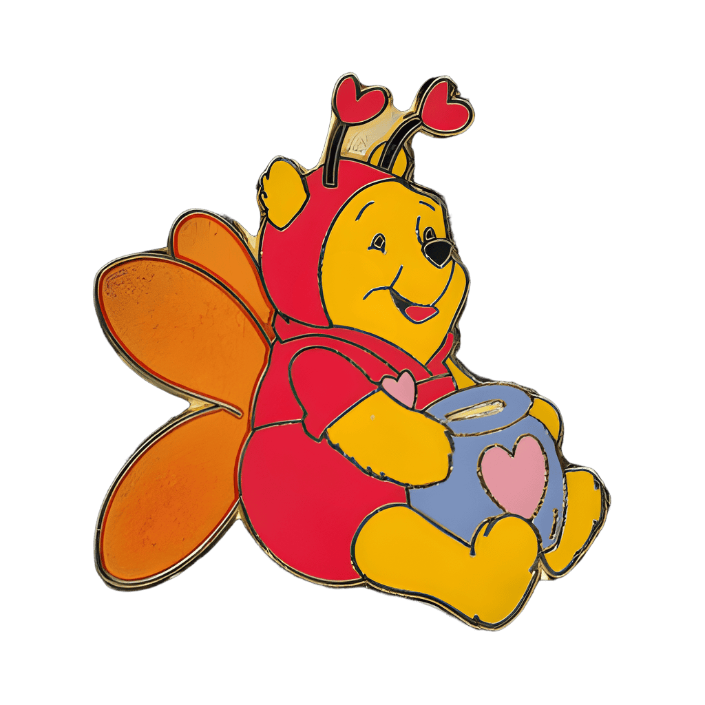 Pooh as a Butterfly Disney pin