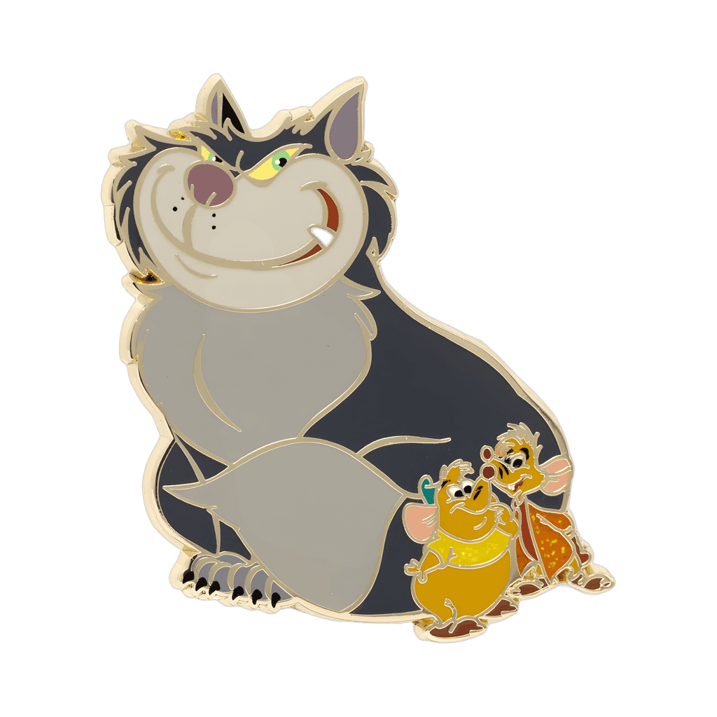 Lucifer and Jaq & Gus Disney pin