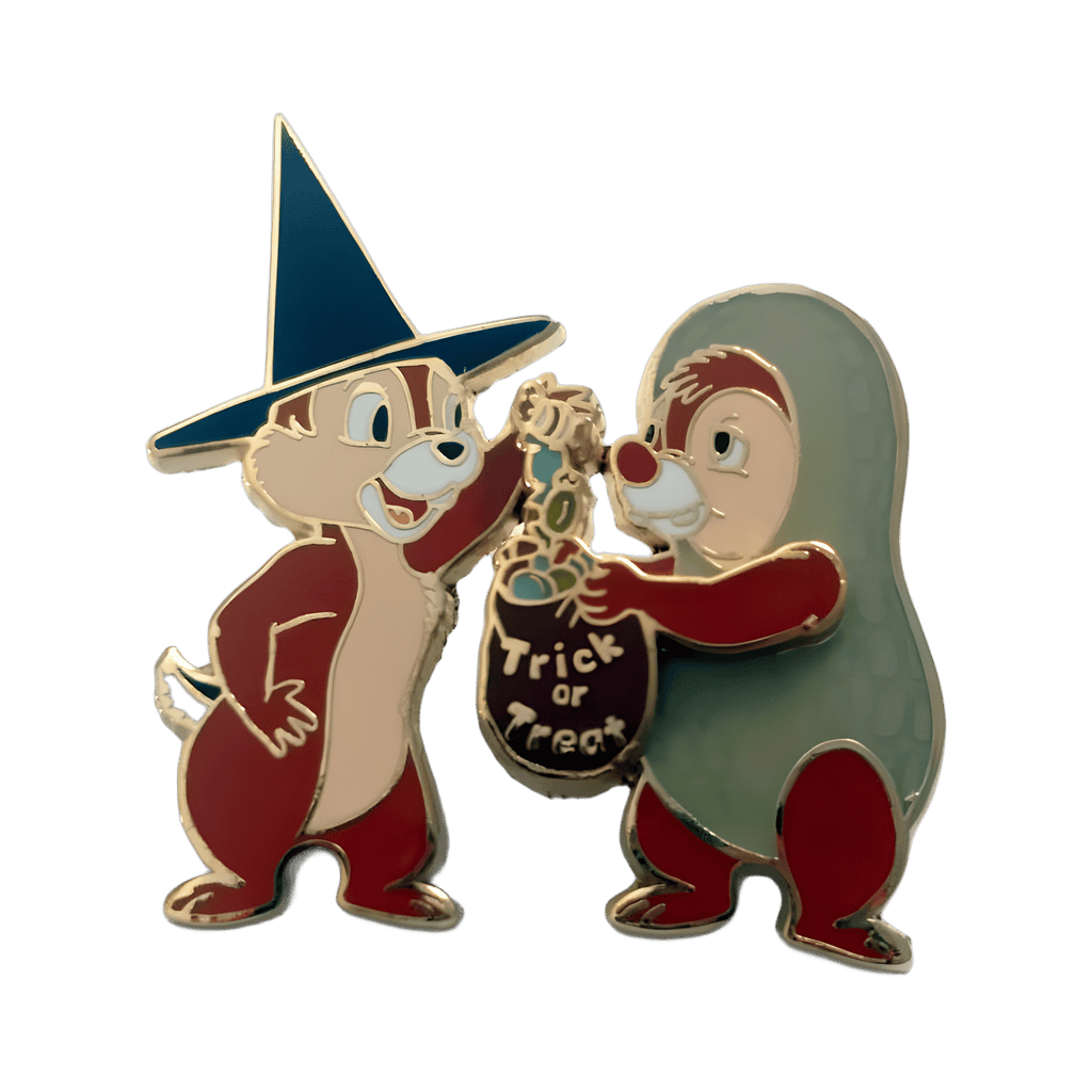 Chip & Dale -Trick or Treat Disney pin