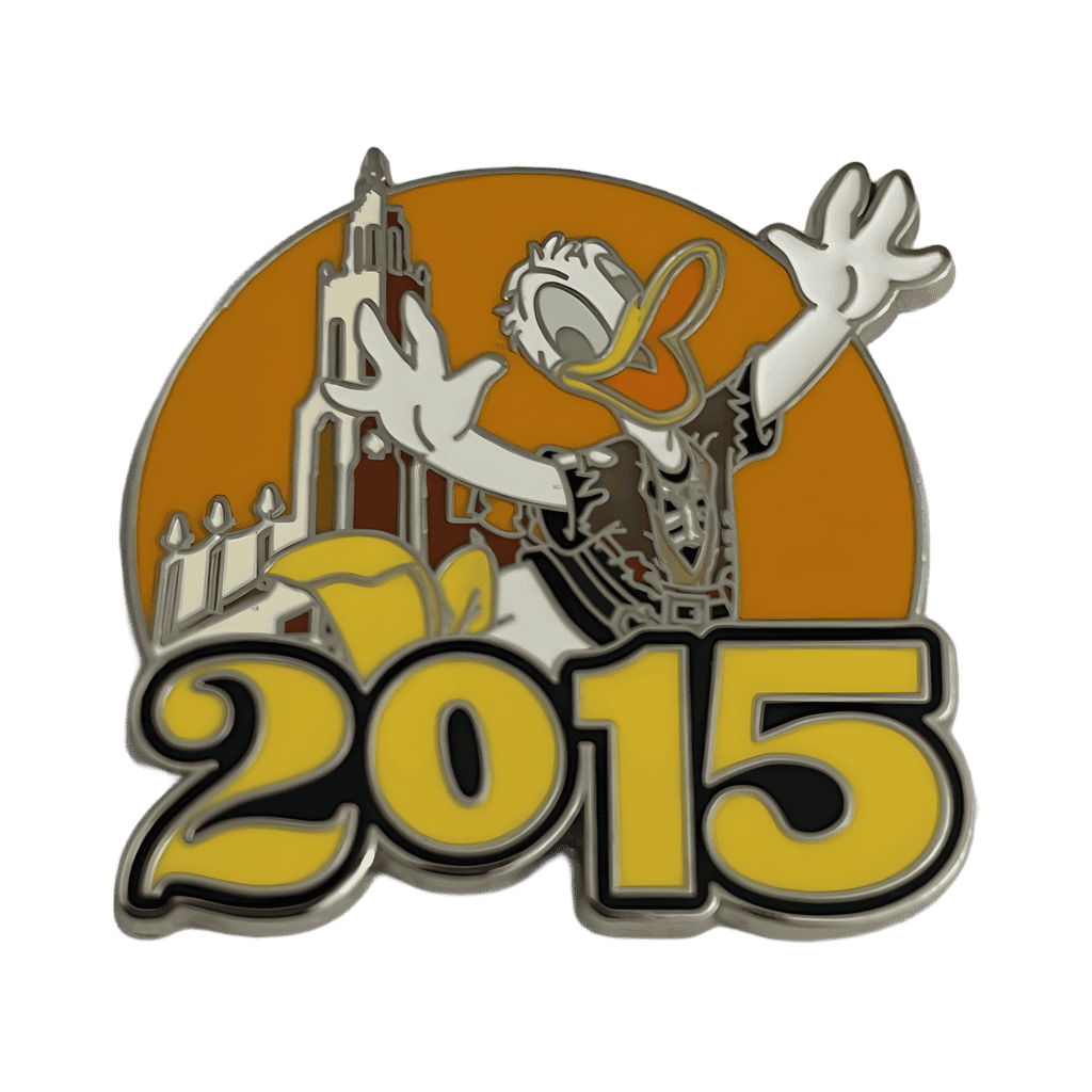 Starter Lanyard - Donald Duck and Carthay Circle Disney pin