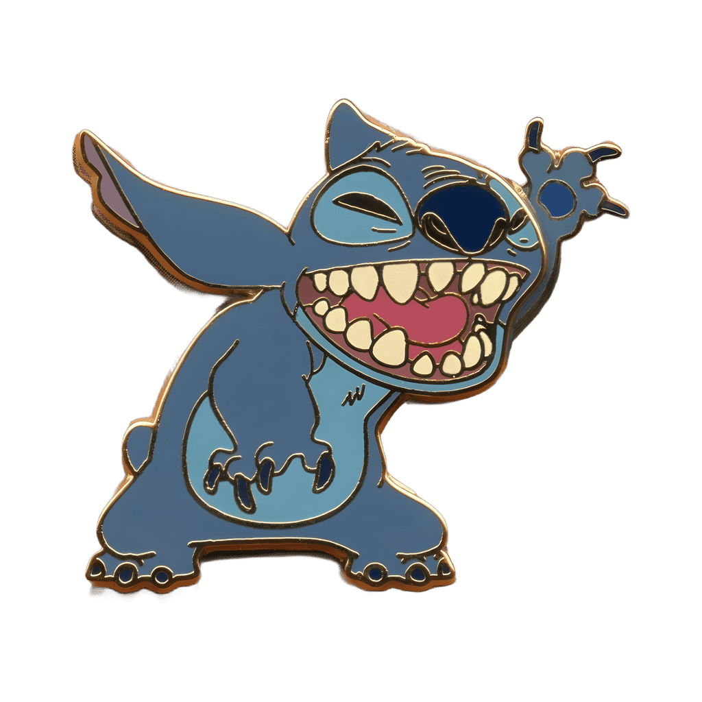Disney Catalog Carded Sets - Stitch: Experiment 626 — Stitch Waving Disney pin