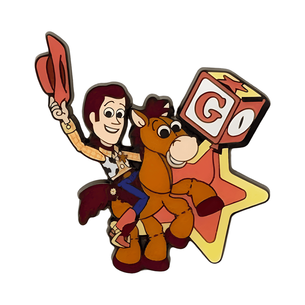 Woody and Bullseye Disney pin