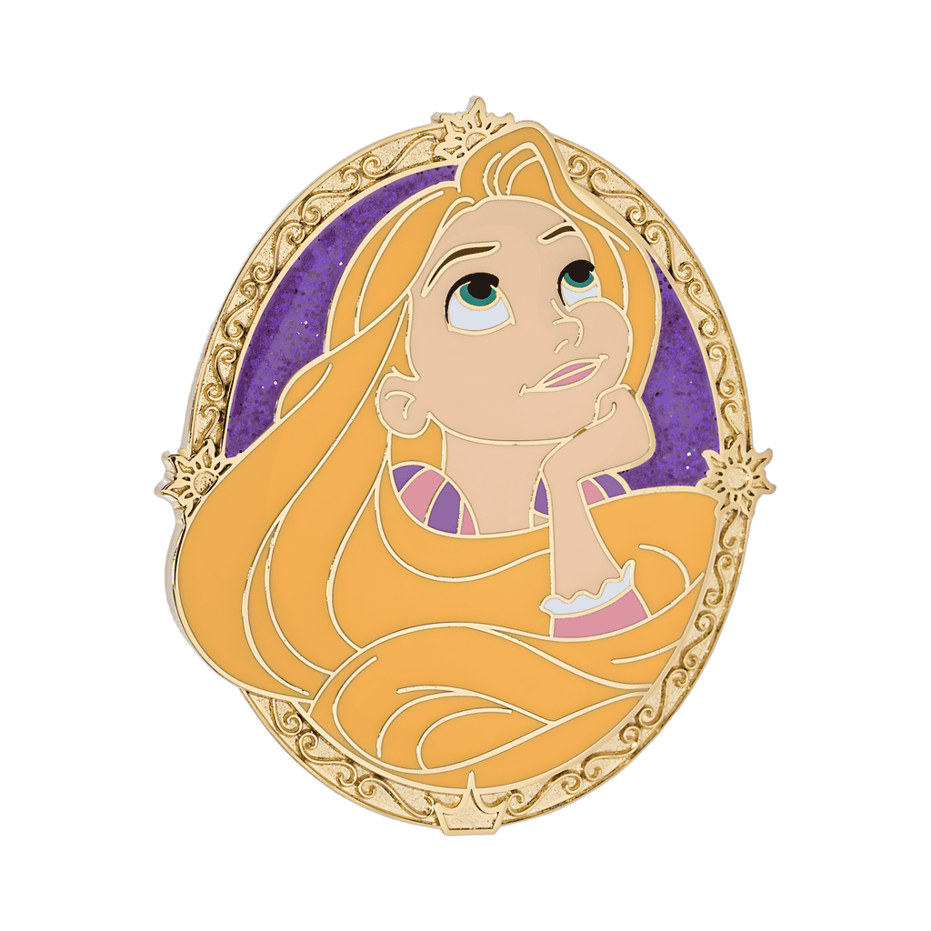Rapunzel Leaning on Hand Disney pin