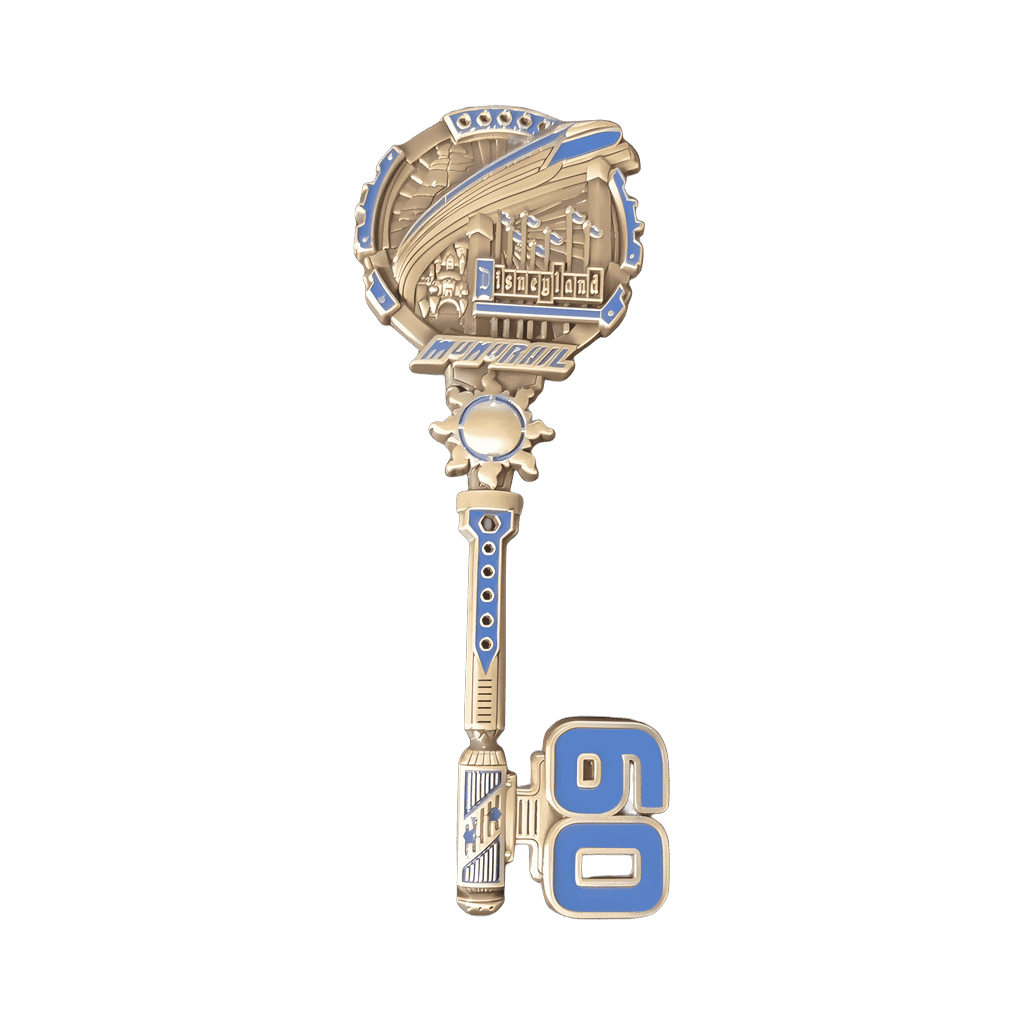 60th Monorail Key Disney pin