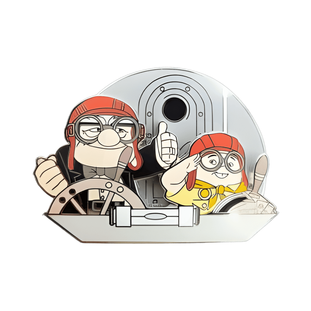 Carl & Russell Flying Disney pin