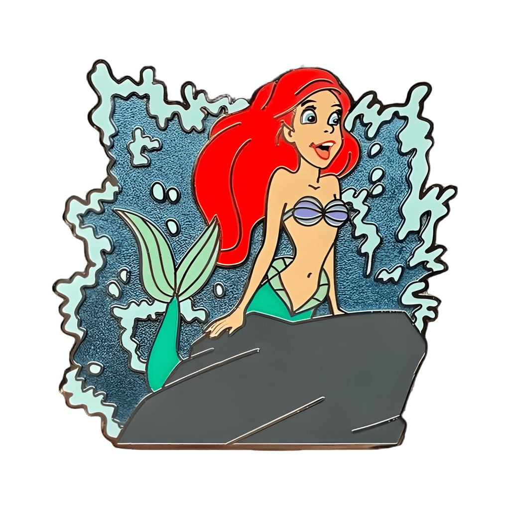 Ariel Singing On A Rock Disney pin