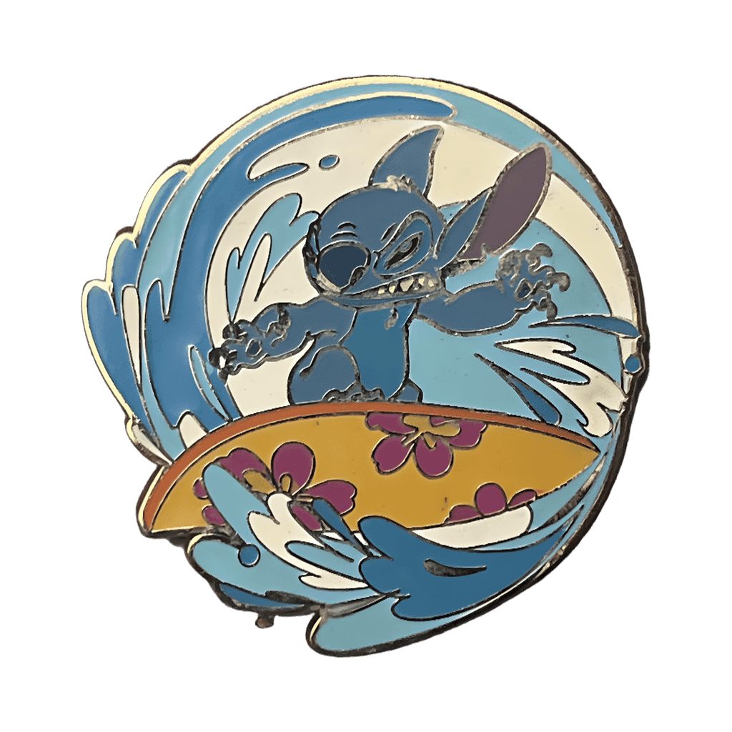 Spotlight Surfing the Waves Stitch Disney pin