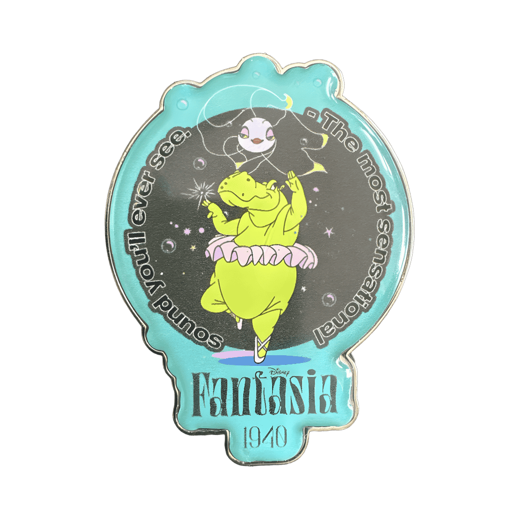 Hyacinth Hippo and Fish Disney pin