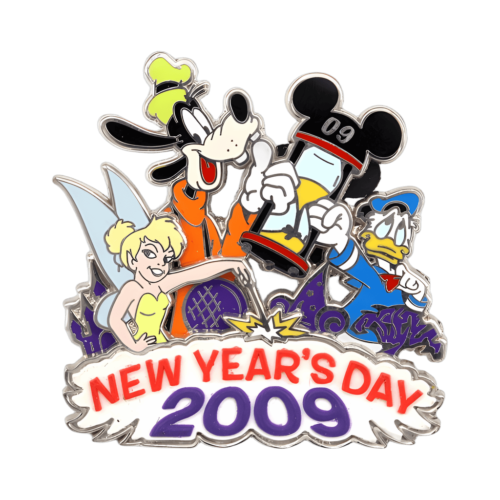 Donald, Goof, and Tinkerbell 2009 Disney pin