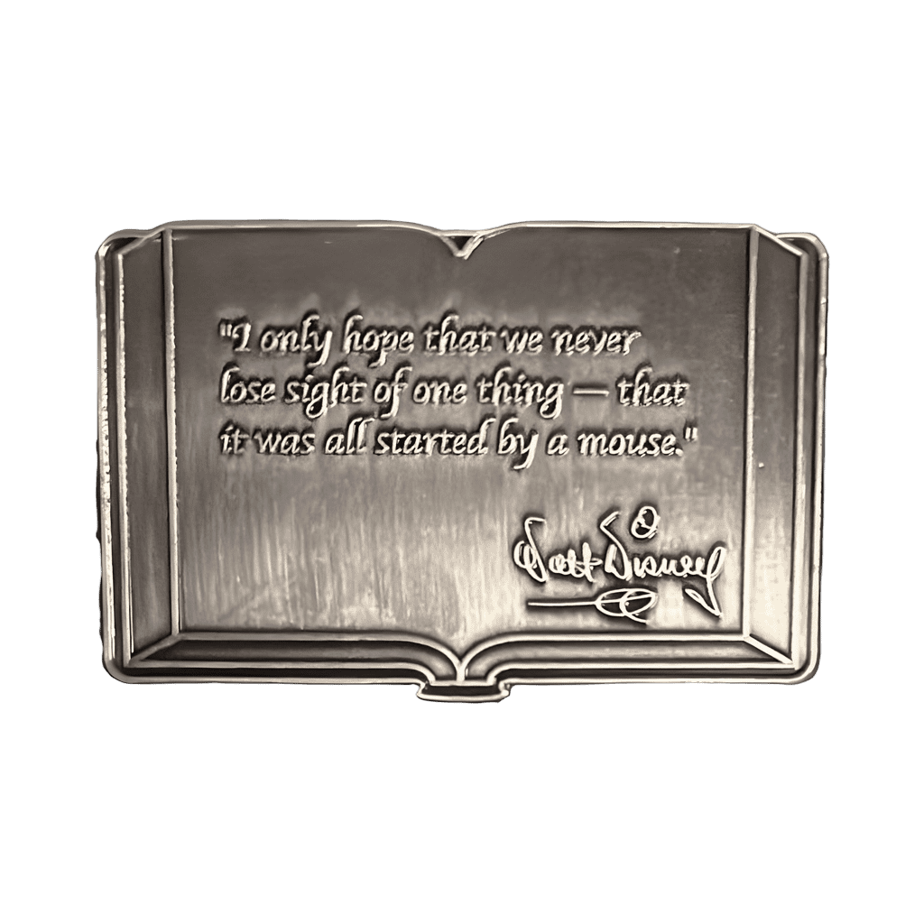 It Was All Started by a Mouse - Pewter - Prototype Disney pin