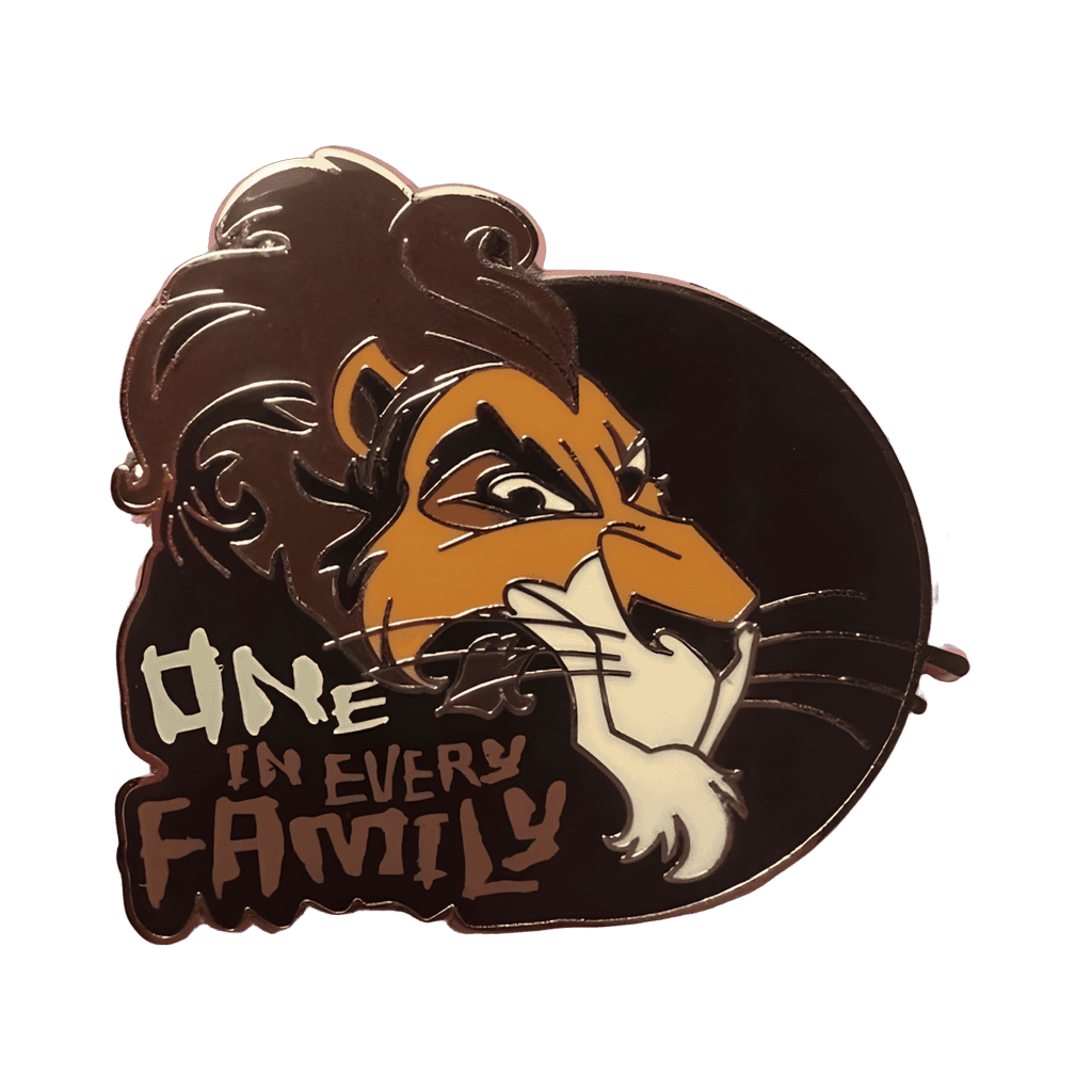 Scar - One in Every Family Disney pin