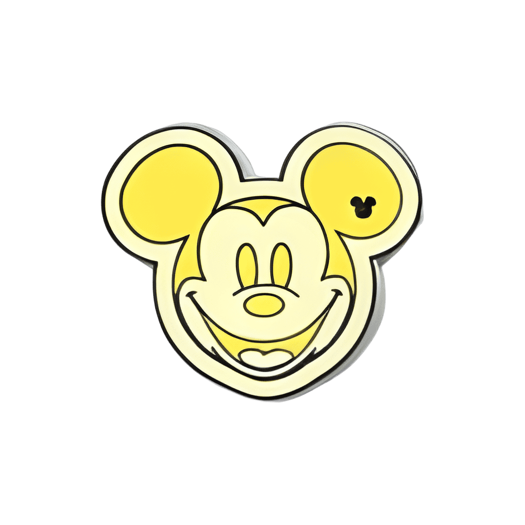 Yellow Disney pin