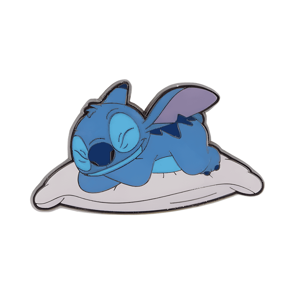 Stitch Laying Down Disney pin