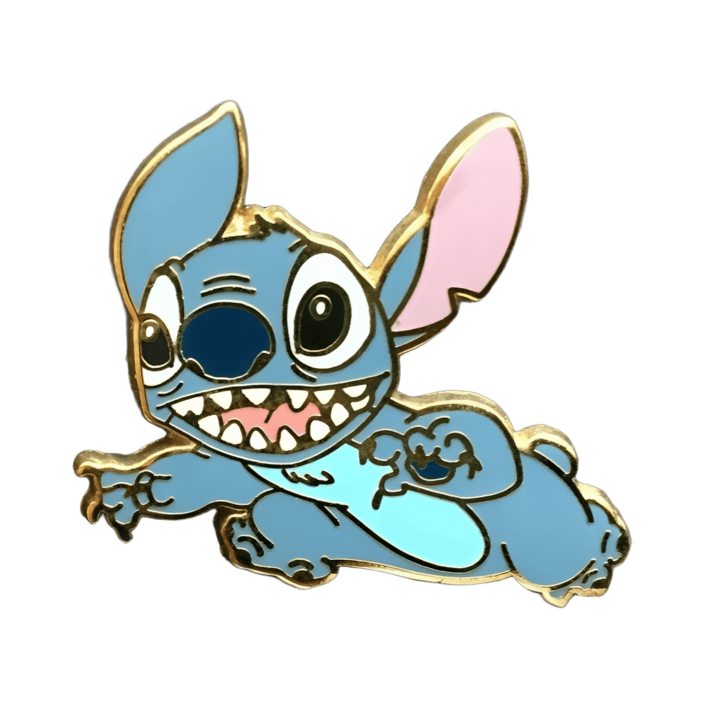 Stitch Running off to the Left Disney pin