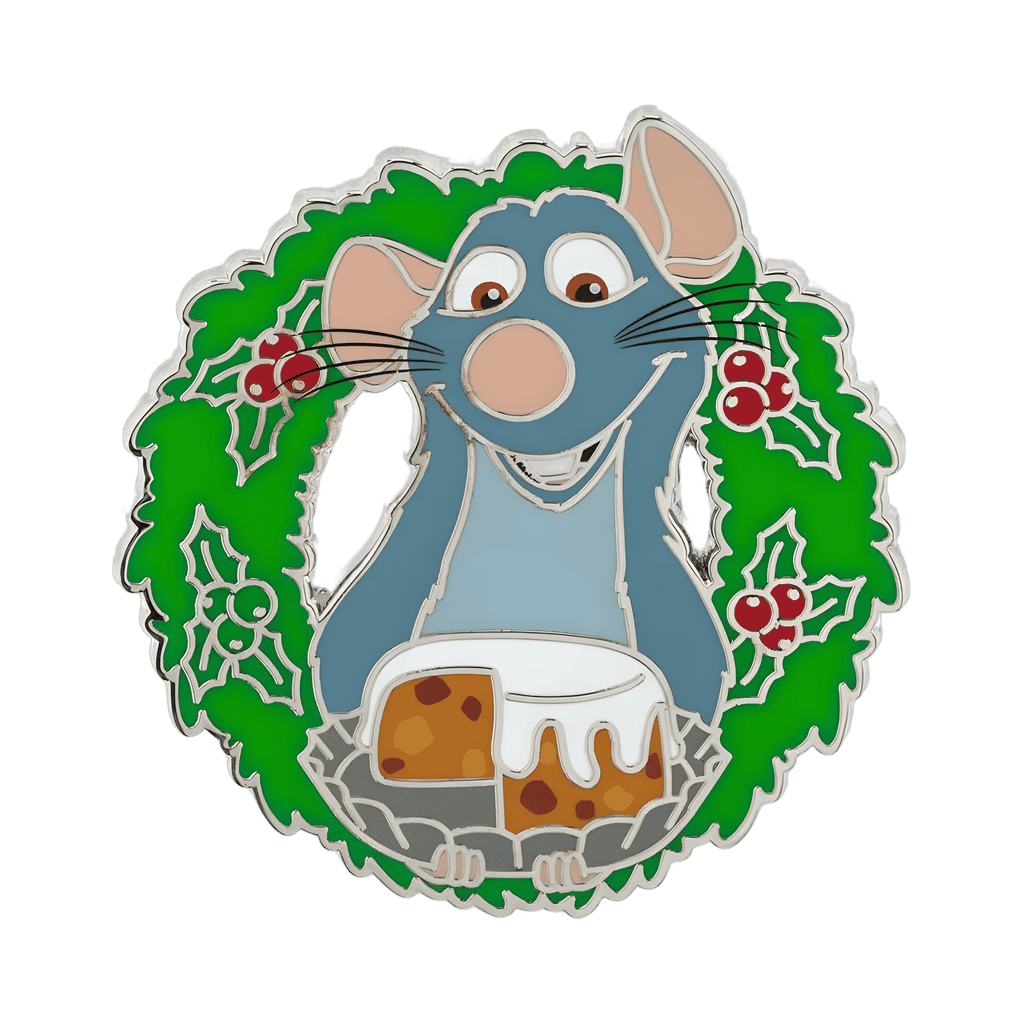 Remy with Fruitcake Disney pin