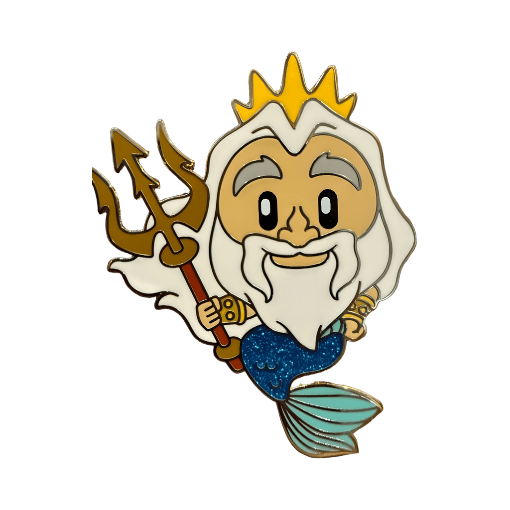 King Triton Disney pin