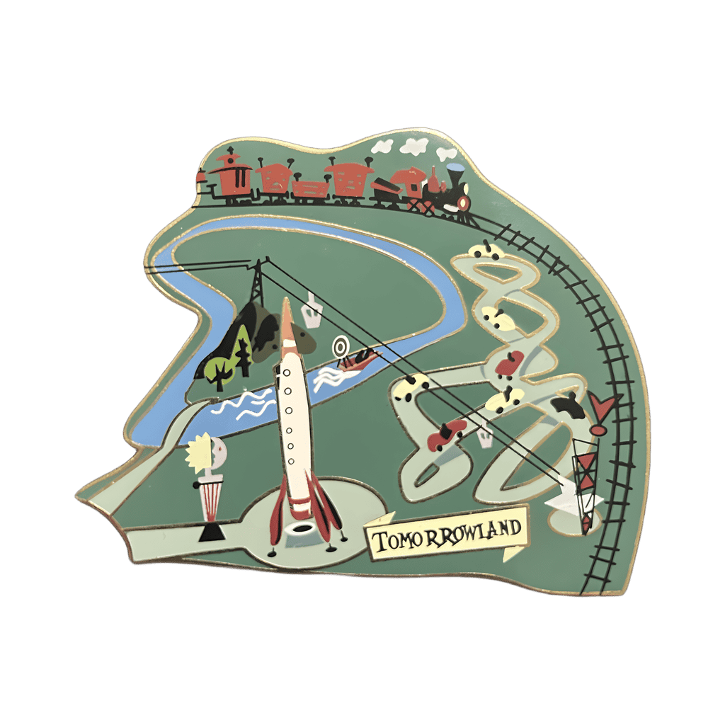 Disneyland Map - Tomorrowland Disney pin