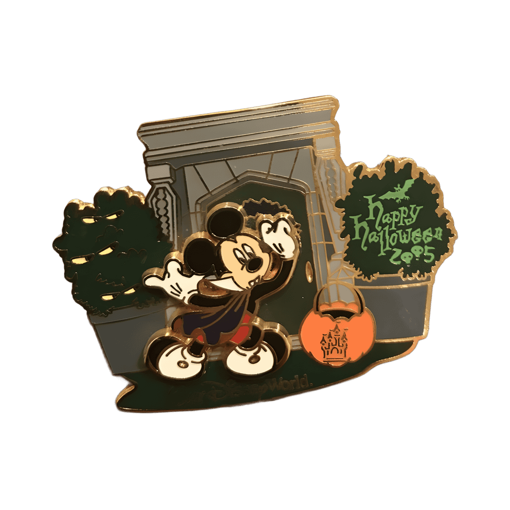 Vampire Mickey Knocking on The Haunted Mansion Door Disney pin