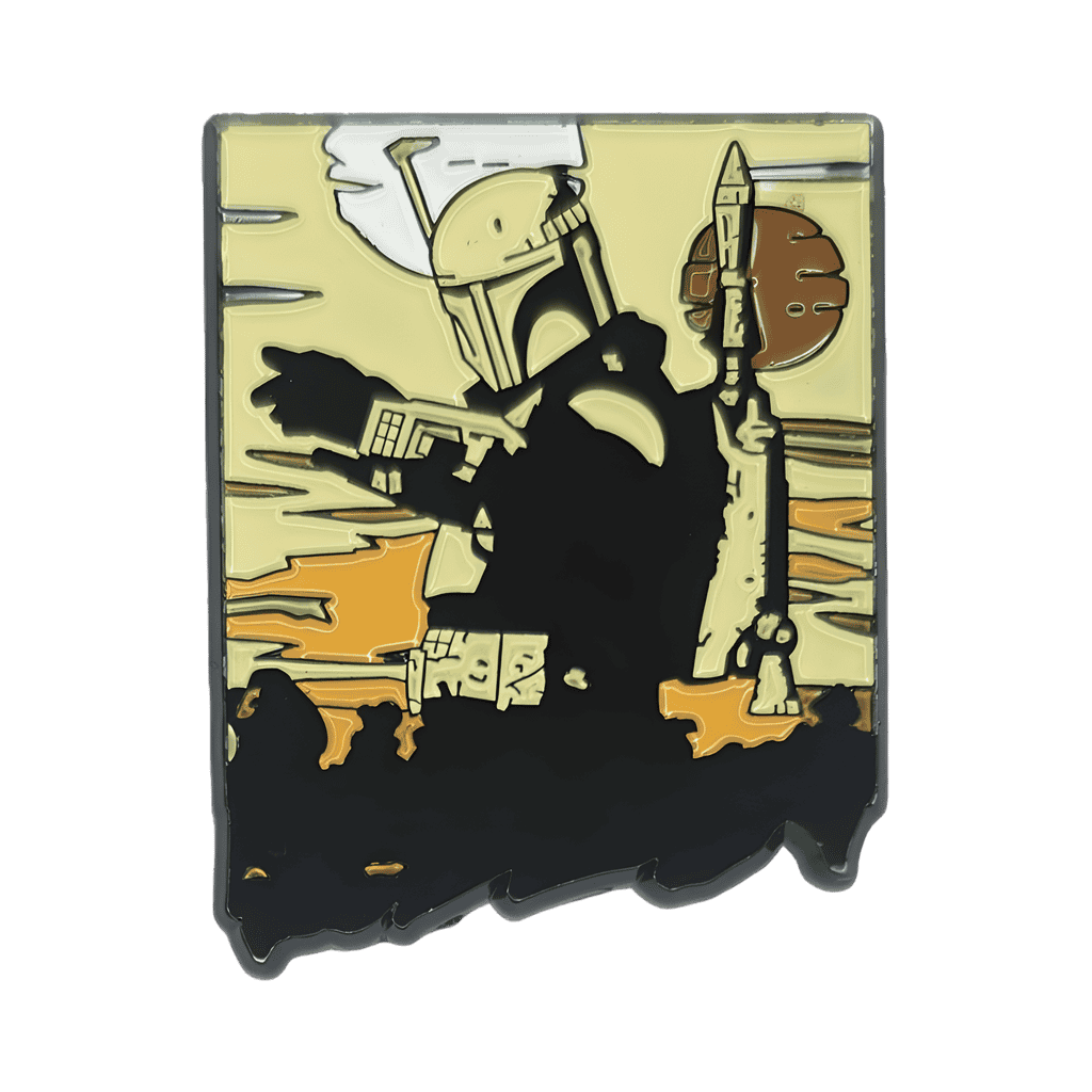 Boba Fett Sunset Disney pin