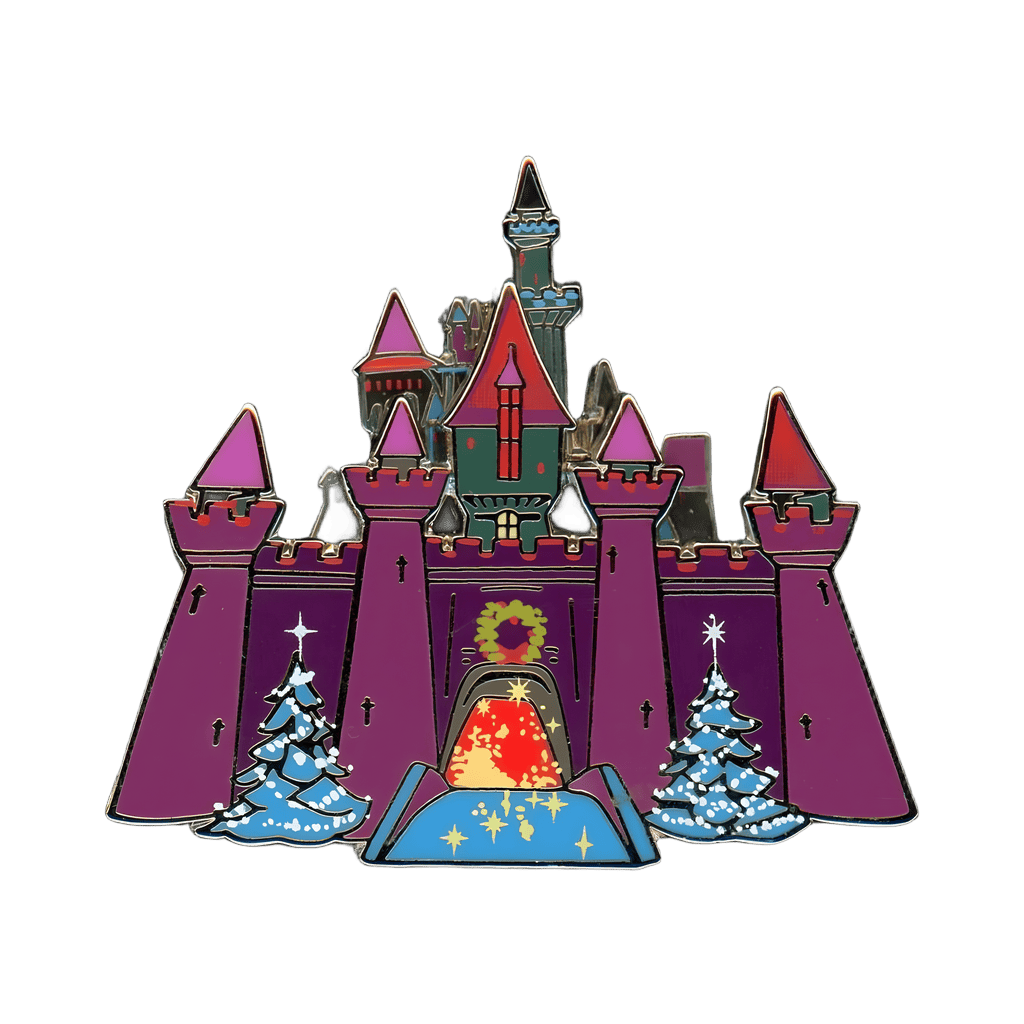 Days 21 Through 24 Pin Set - Christmas Eve Sleeping Beauty Castle Disney pin