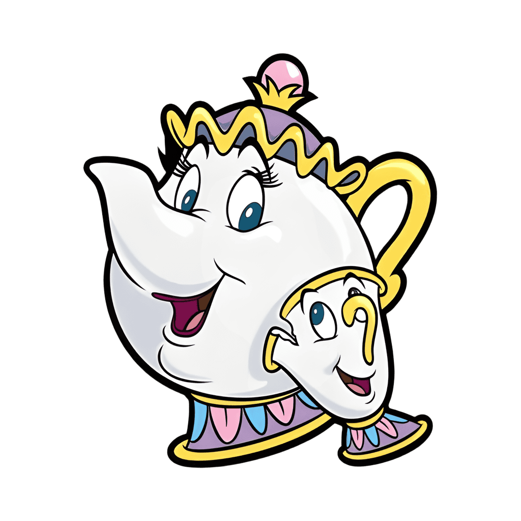 Mrs. Potts & Chip (1827) Disney pin