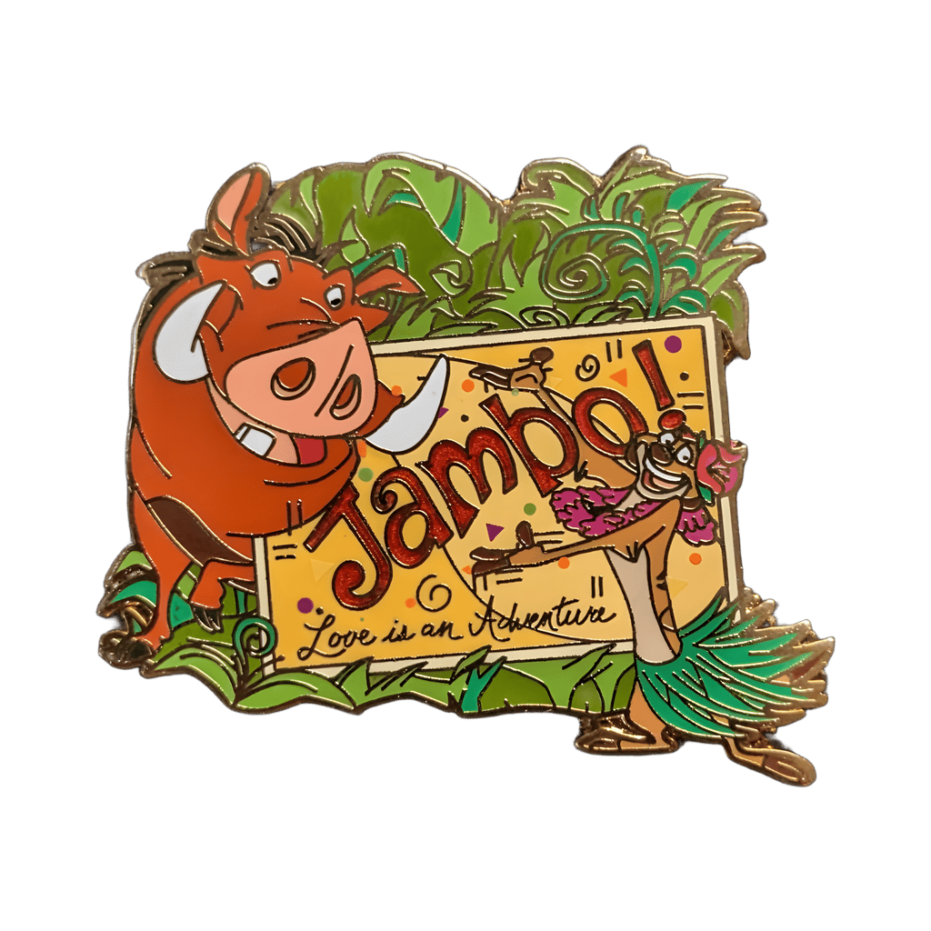 Jambo with Timon and Pumbaa Disney pin