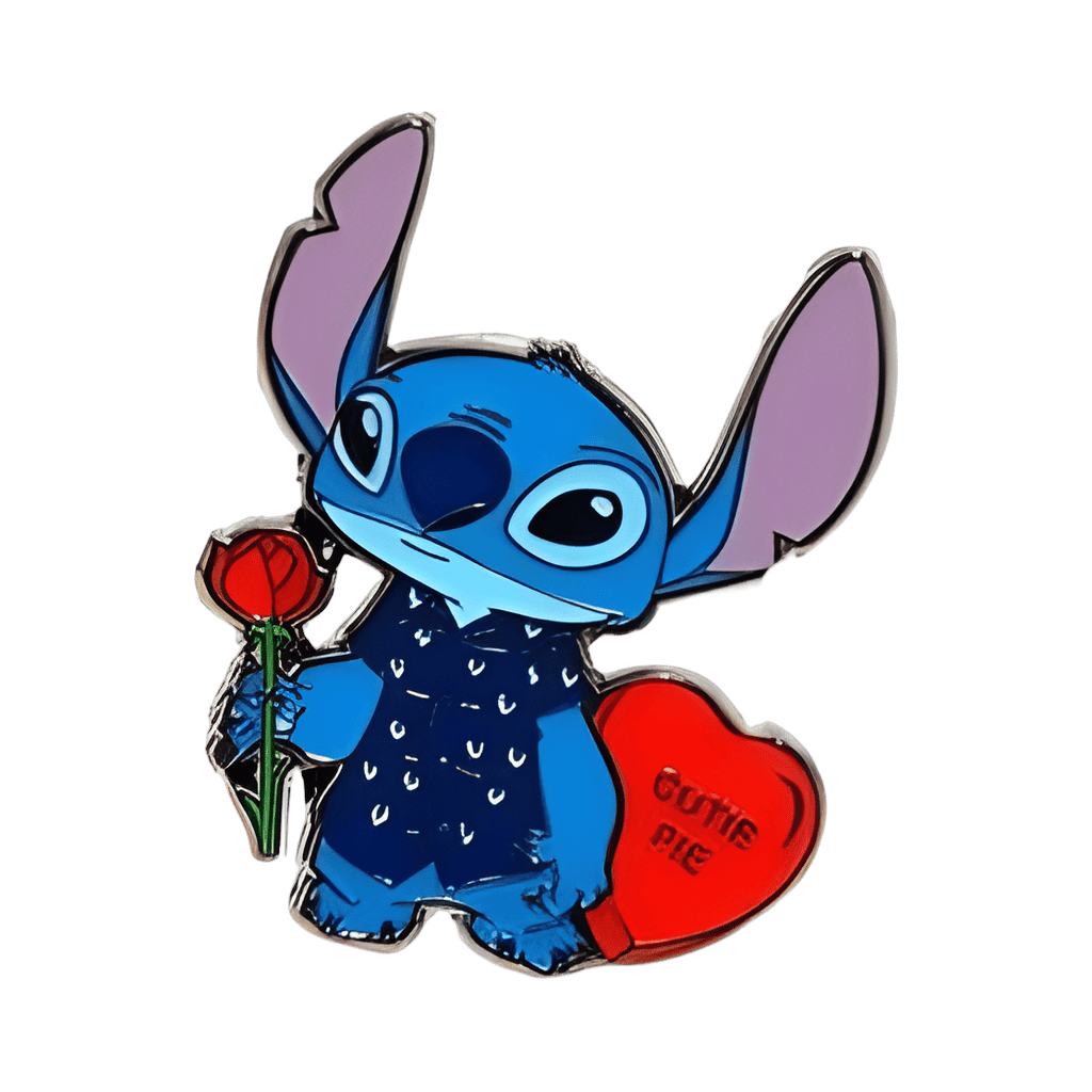 Valentine’s Day Stitch Disney pin