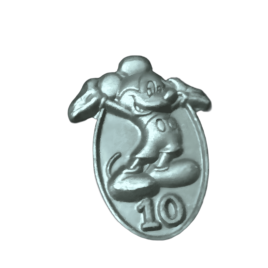 10 Years (Mickey Mouse Version) Disney pin