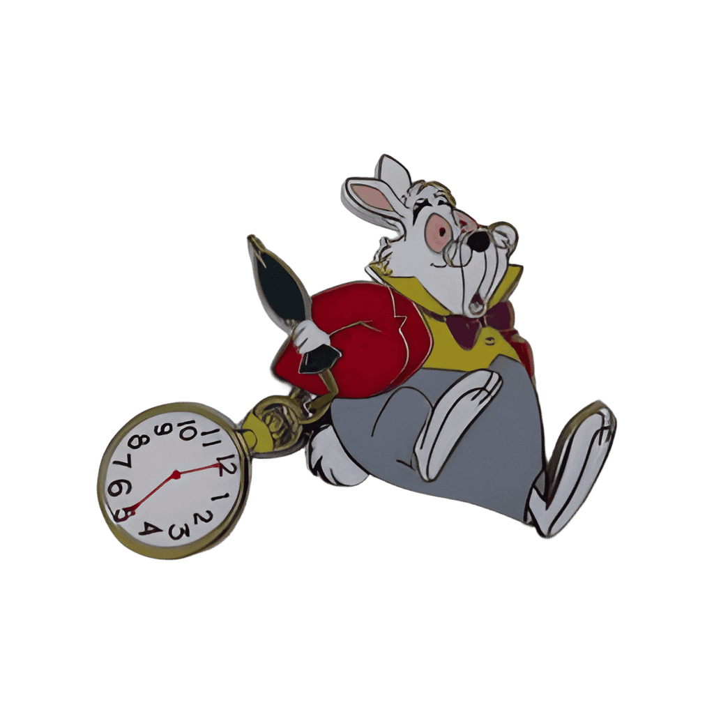 White Rabbit Running Late Disney pin