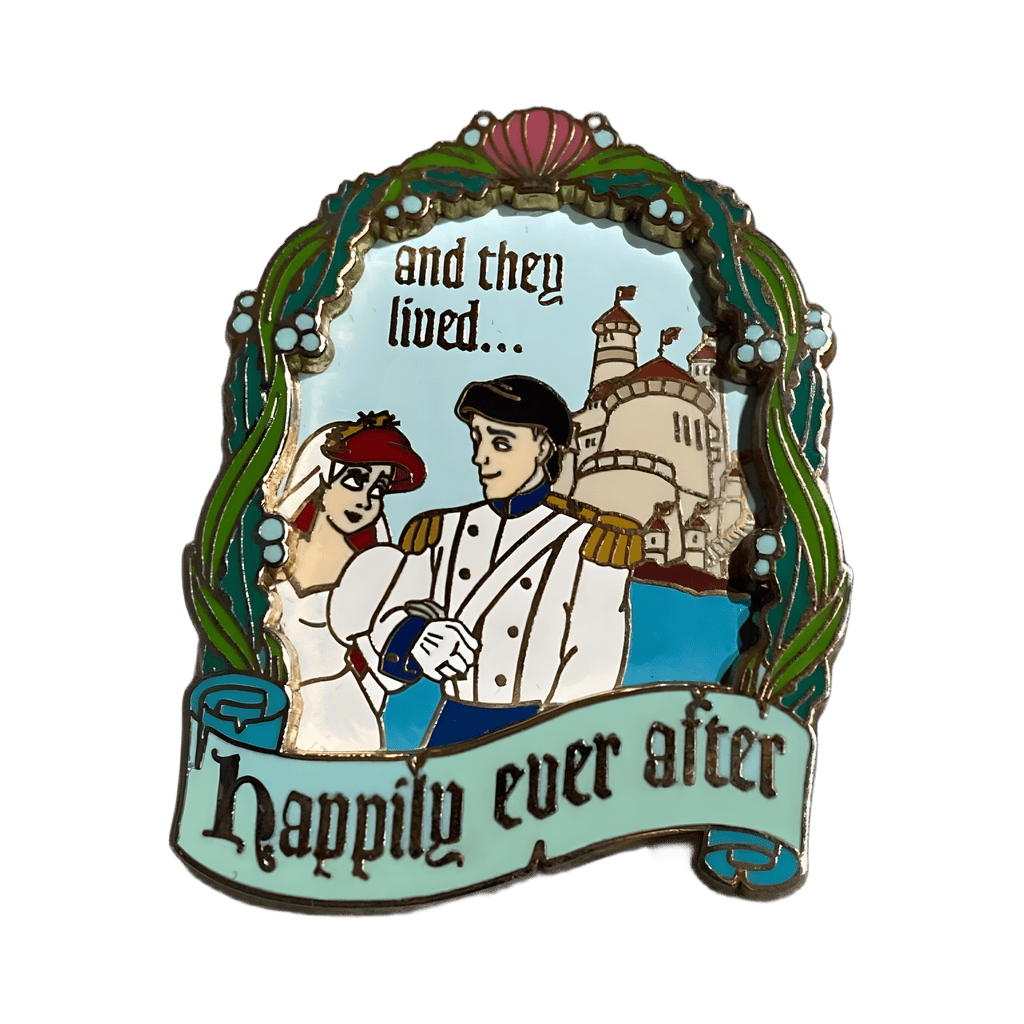Ariel and Eric Disney pin