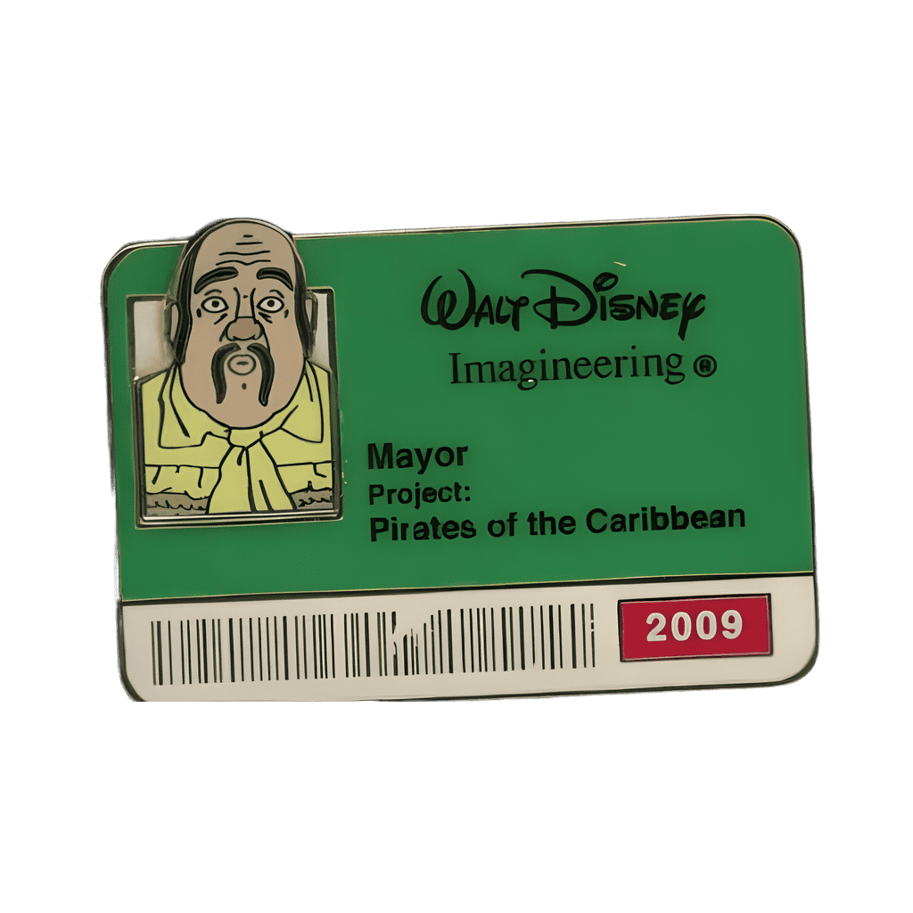 The Mayor ID Badge Disney pin