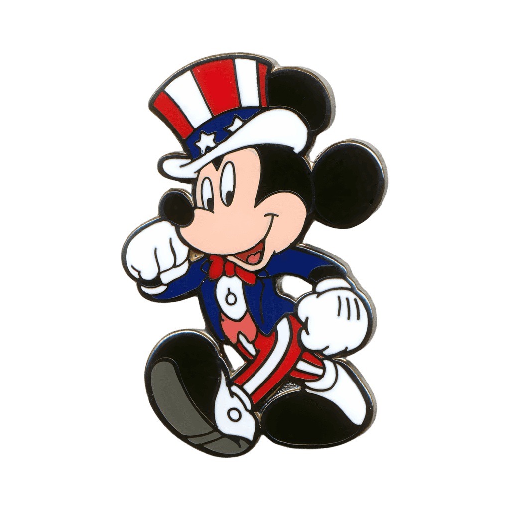 Uncle Sam Mickey Disney pin