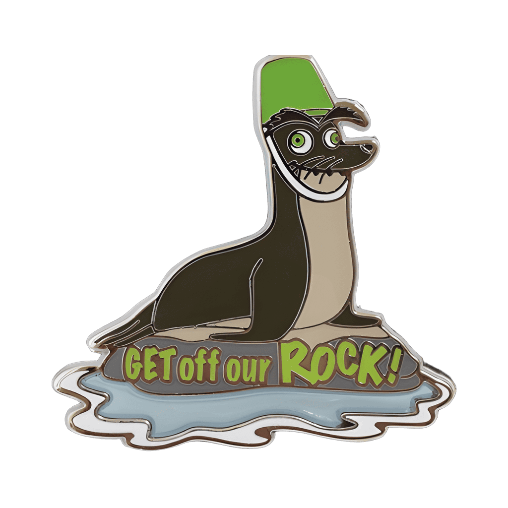 Finding Dory - Gerald with Bucket - Get Off Our Rock! Disney pin