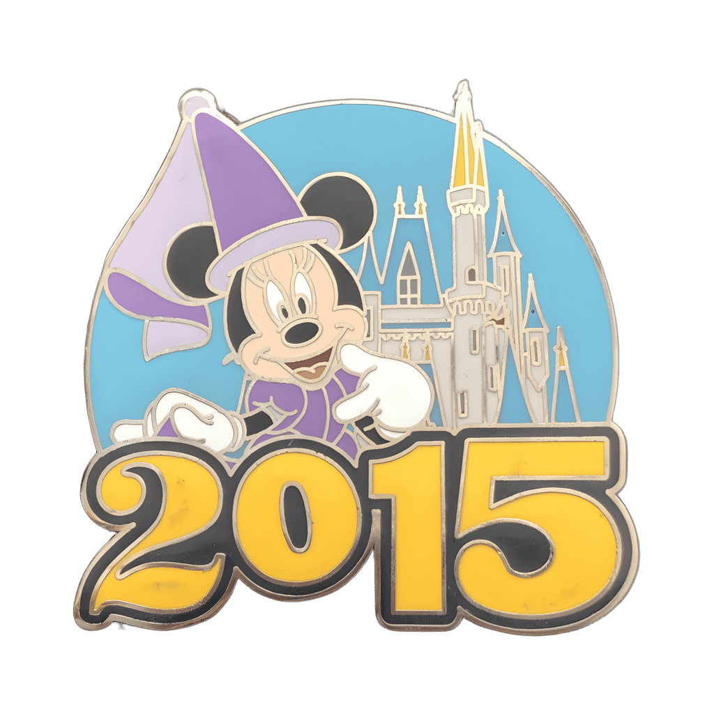 2015 Disney World Icons Pin Trading Starter Set - Minnie at Magic Kingdom Disney pin