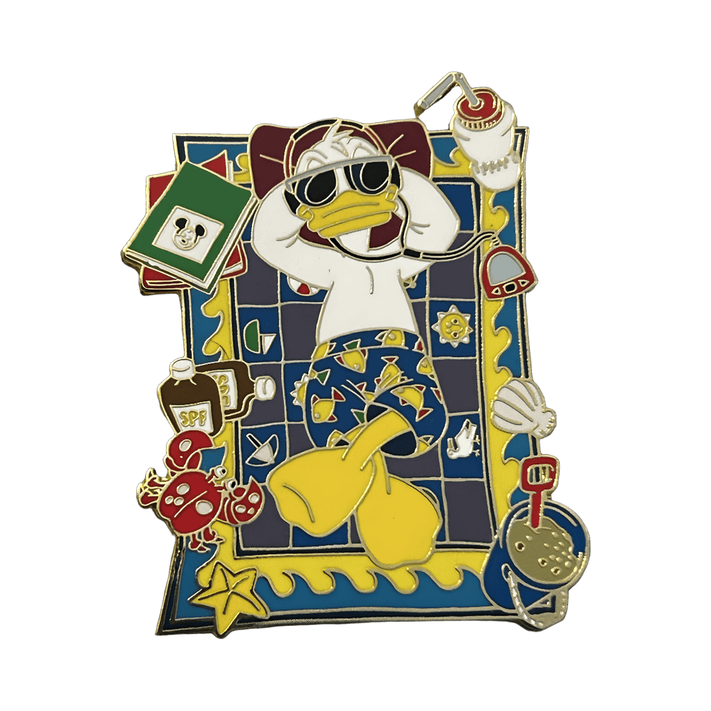 Donald Duck Beach Blanket Disney pin
