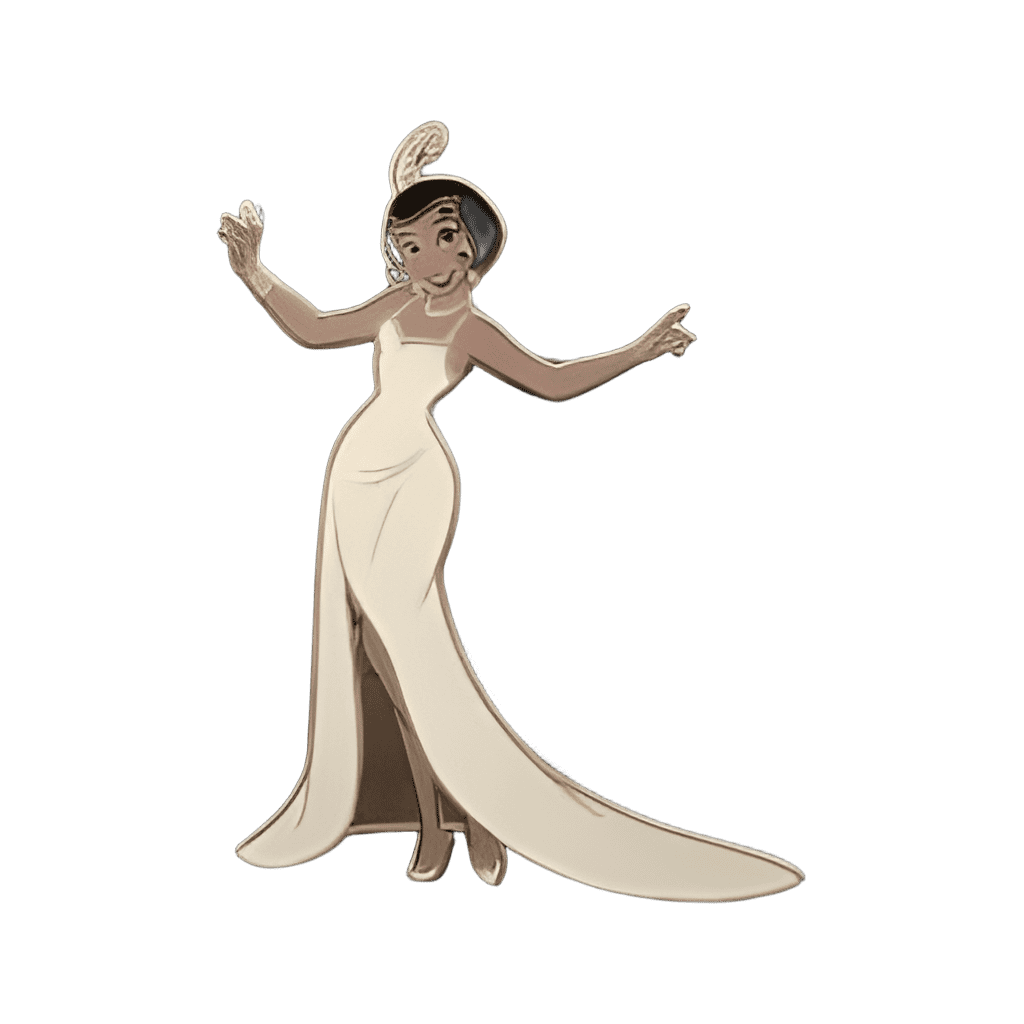 Tiana — White Performance Dress Disney pin