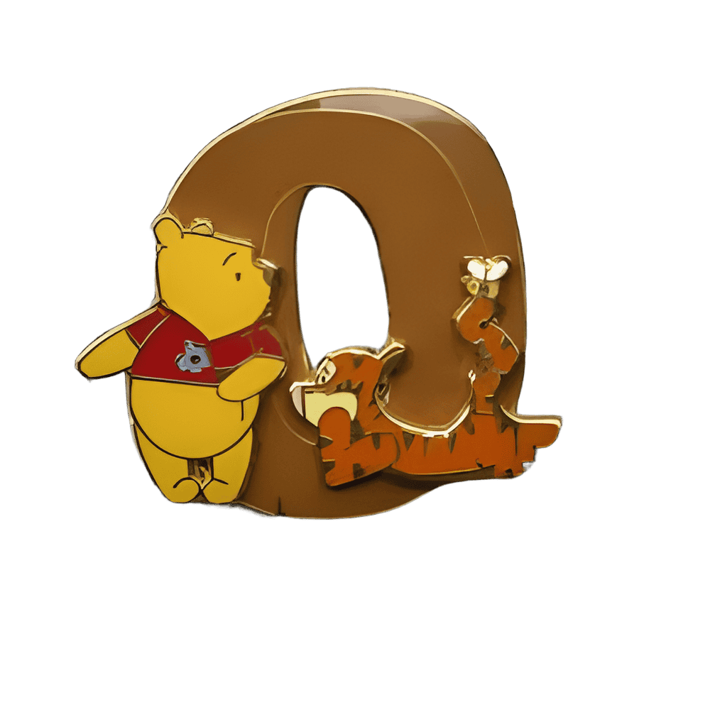 Pooh and Tigger "0" Disney pin
