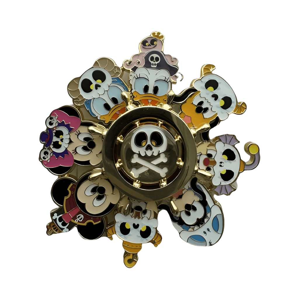 Pirates Ghost Ship Spinner Disney pin
