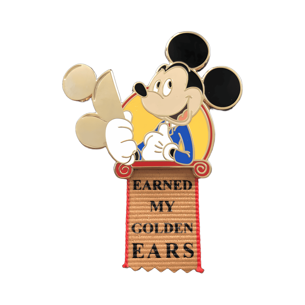 Earned My Golden Ears Disney pin